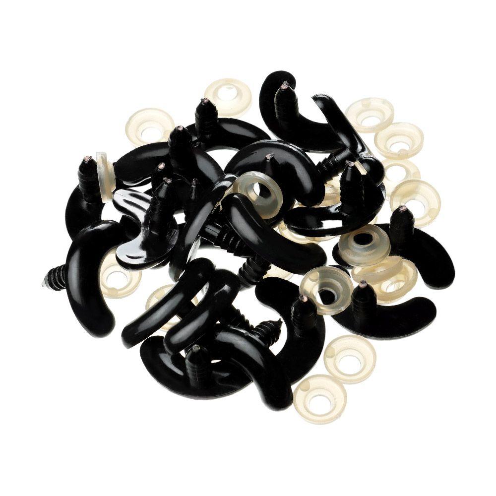 Plastic Stuffed Toys Parts Dolls DIY Tools Eyes Crafts Thread Eyes Nose Puppet Crystal Eye