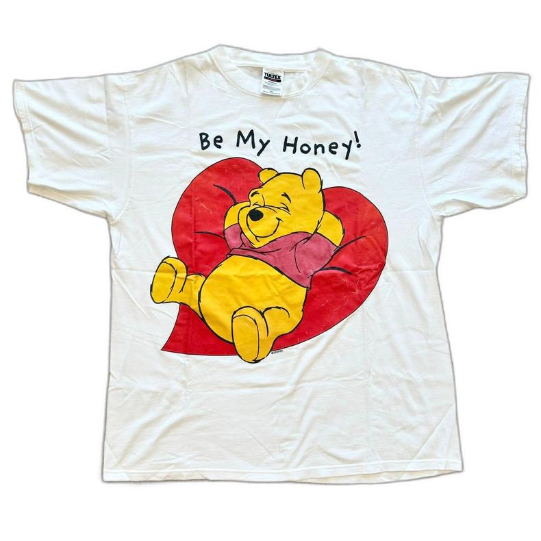 POOH Bear 'Be My Honey' Funny Cartoon Unisex T-shirt S-5XL