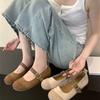 Woman Casual Round Toe Flat Casual Soft Soled  Mary Jane Shoes Retro Female Buckle Buckle Comfortable Shoes Zapatillas Mujer