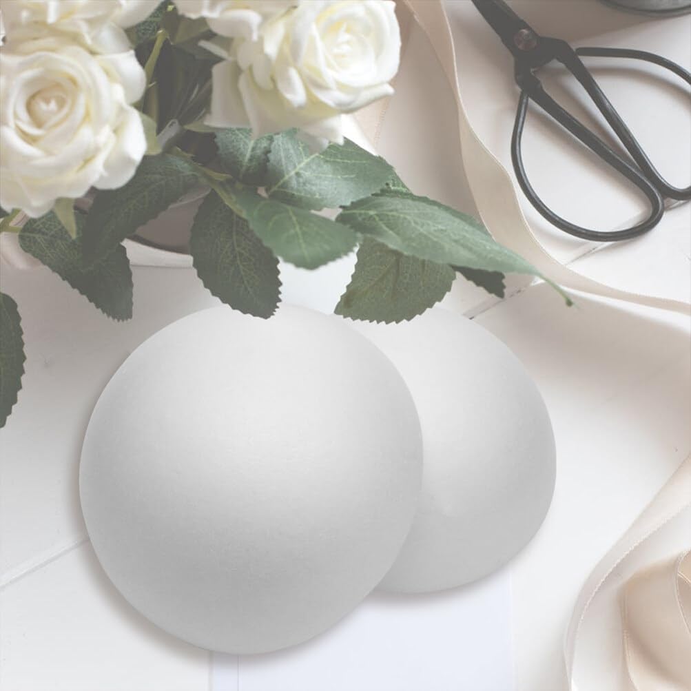 Holibanna White Foam Balls Round Spheres Hollow Foam Ball Polystyrene Balls Modeling Foam Ball for Christmas Table Centerpiece Decor (30CM)