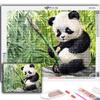 5D DIY Diamond Painting Cross Stitch Animal Panda Diamond Embroidery Mosaic Wall Art Home Decoration