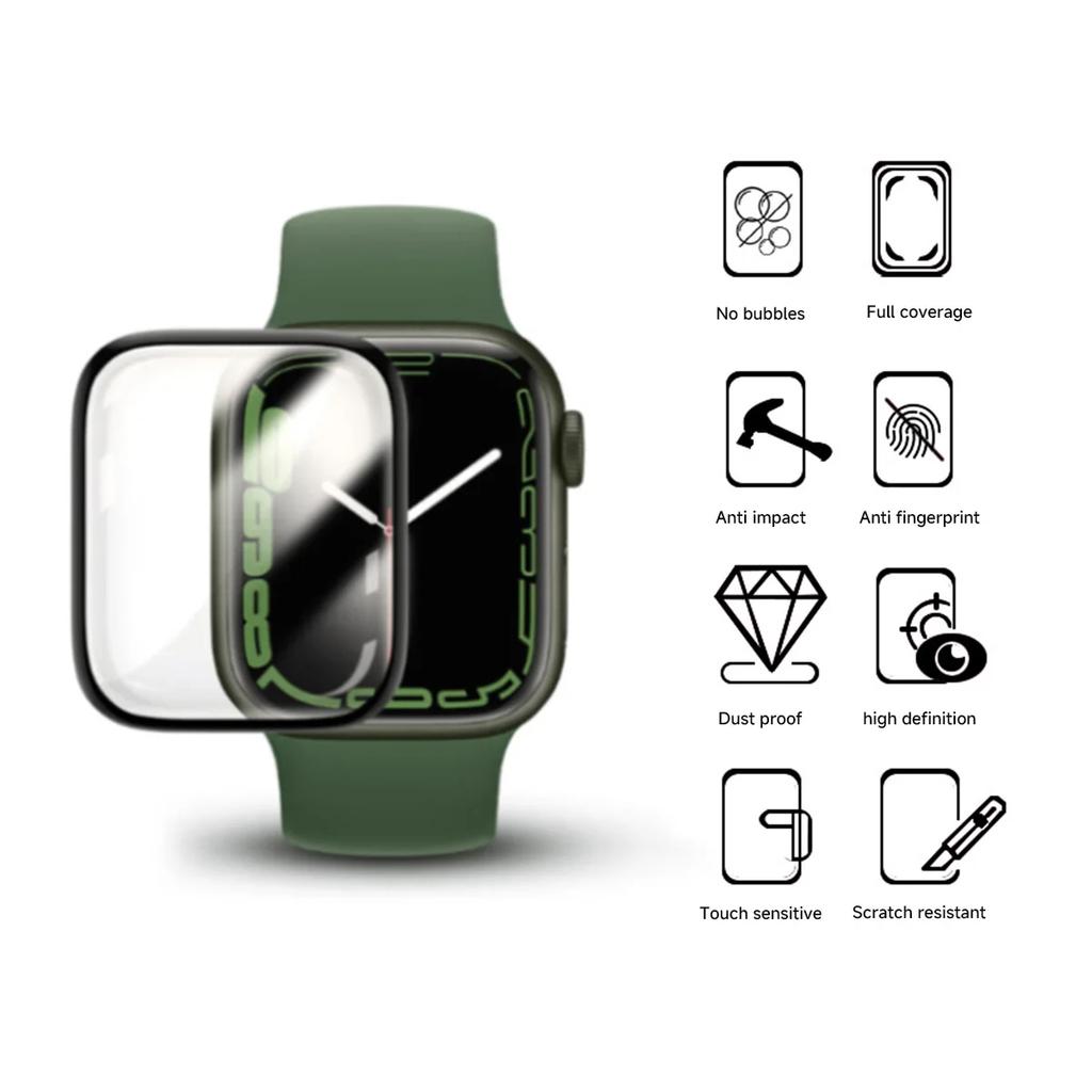 1-5 шт. 3D Водонепроницаемая Защитная пленка для экрана с полным изгибом для Apple Watch Series 10 46 мм 42 мм HD Прозрачная пленка для iWatch S10 Аксессуары
