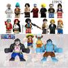 Коллекционный набор игрушек One Piece Король пиратов Шанкс Белоус Эйс Сабо Кошмарный Луффи и Манки Д.. Конструктор Луффи