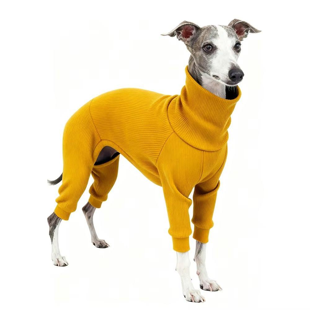 Soft Dog Jumpsuit Elastic Pet Pajamas Pet Sweater Dog Four Legged Clothes Indoor Wear