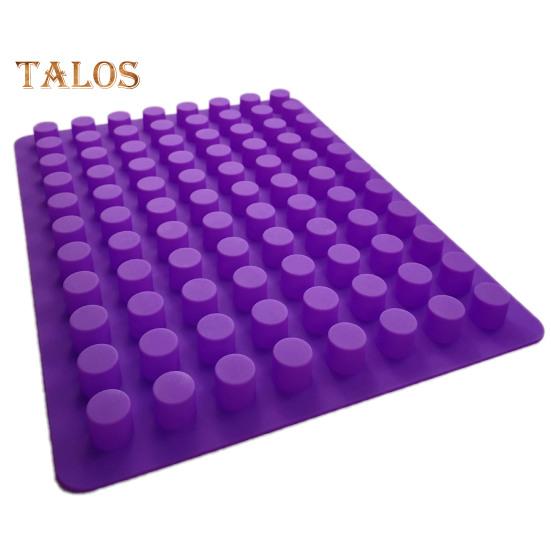 88 Cavity Cylinder Gummy Candy Silicone Mold Easy To Clean Non-stick Chocolate Truffles Mold Snacks Pralines Jelly Caramel Mold