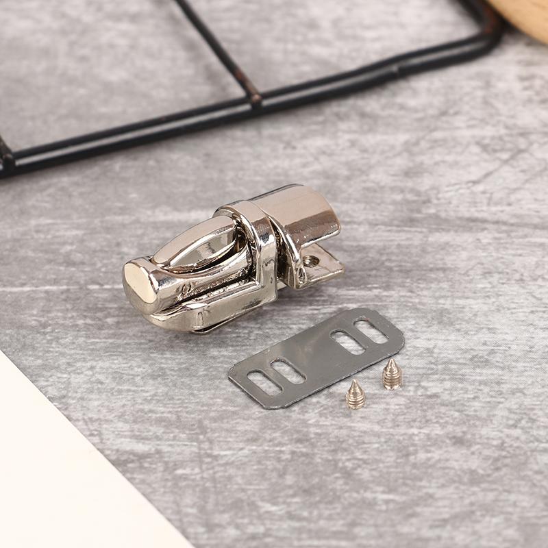 Durable Metal Column Tuck Lock Closure Clasp Buckle For Leather Bag Case Handbag