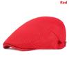 Summer Newsboy Style Adjustable Peaked Cap Golf Hat Beret Hat Breathable