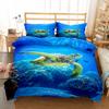 Starfish Seashell Beige Tropical Beach Ocean Duvet Cover Set Single Twin Double Queen King Cal King Size Bed Linen Set