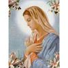 DIY Diamond Painting The Virgin Mary Cross Stitch Kit Mosaic Art Diamond Painting Full Circle Diamond Home Decoration