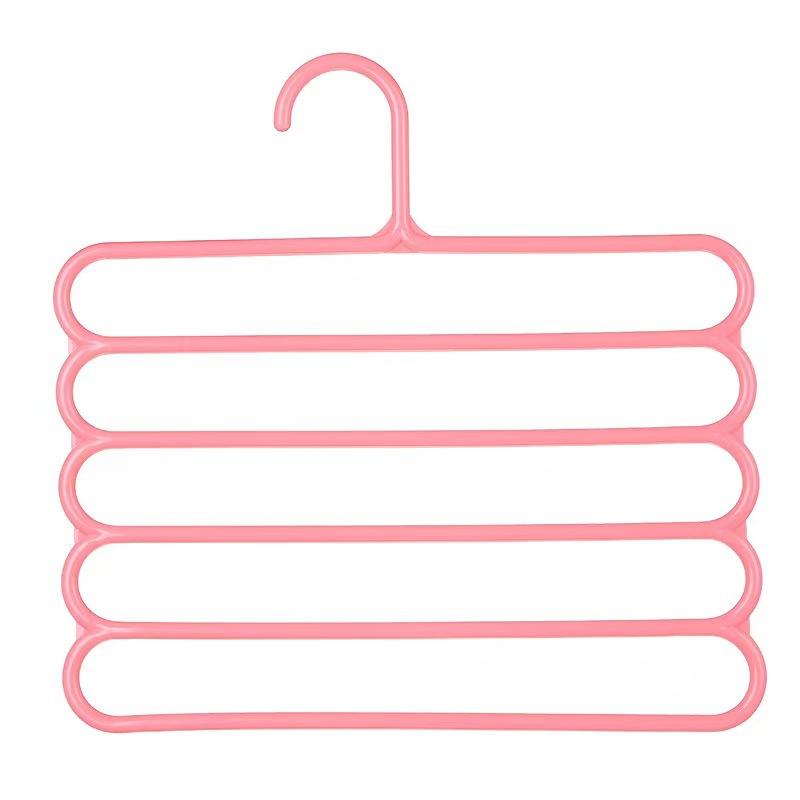 Многофункциональная пятислойная вешалка для брюк, бытовой шкаф для хранения, сушильная вешалка, складная термоусадочная вращающаяся вешалка Magic