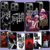 Металлический ремешок D-Death Чехол для телефона Для Iphone 17 Air 15 Pro 14 Plus 16 Pro Max 17E 16E 12 13 Mini 11 Чехол Милые Fundas