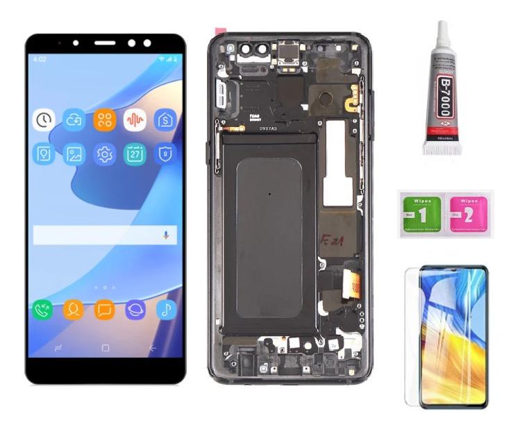 Lcd Display  With Frame For Samsung A8 2018 A530 Incell