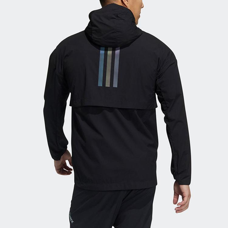 Adidas Myshelter Windbreaker Jacket Men Outerwear Black GN7620