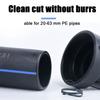 Инструмент для снятия фаски с труб ПВХ ПЭ 20-63 мм Конический инструмент для снятия заусенцев с пластиковых труб Быстрый эффективный труборез Инструмент для снятия заусенцев с ПВХ