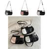 Chic Colorful Patchwork Chain Underarm Bag For Women Elegant Everyday Use