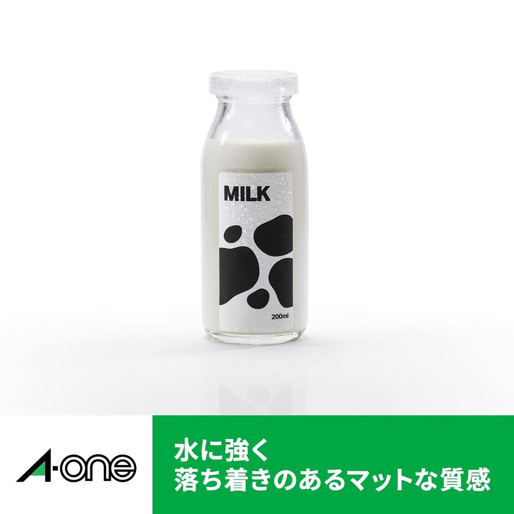 Label Sticker Laser Water Resistant Type A4 Uncut 100 Sheets 28392 A-One