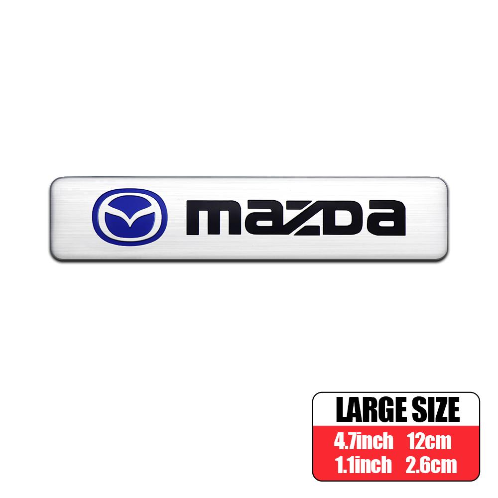 Car Styling 3D Aluminum Flag Logo Stickers Badge Emblem Decals Decoration For Mazda Speed 3 5 6 BK CX-3 CX-5 CX7 CX-7 Demio Axel qws22