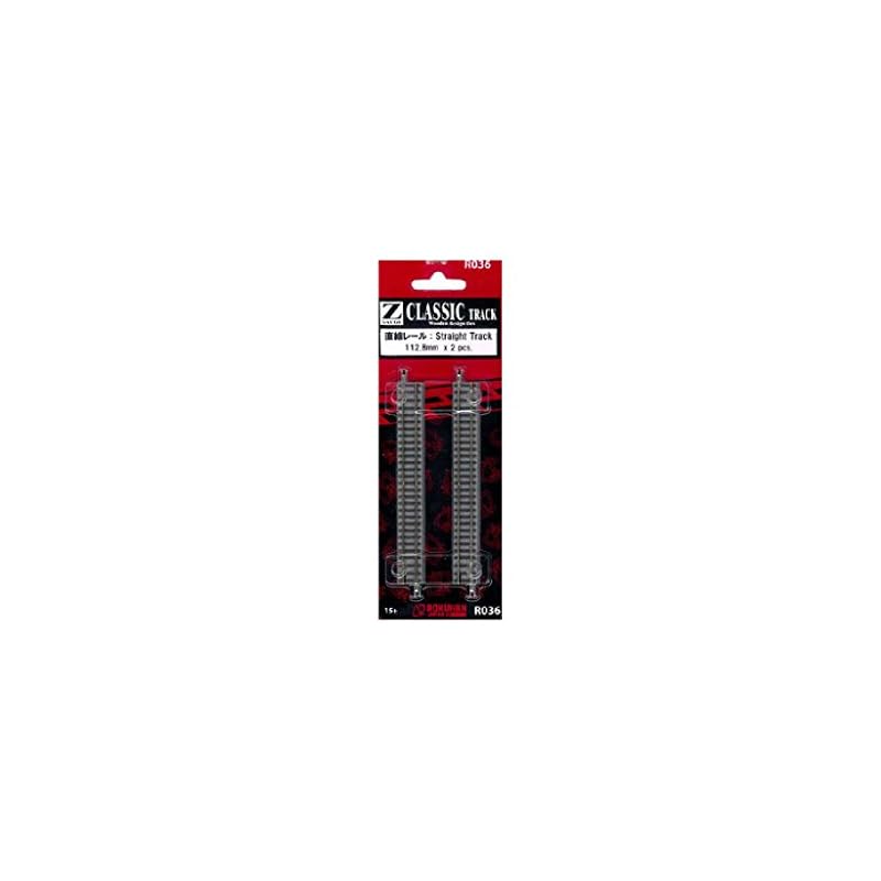Rokuhan Z Gauge R036 прямая направляющая 112,8 мм (2 куска)