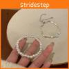 Exquisite Irregular Silver Pearl Layering Bracelet Chic Fashionable Jewelry
