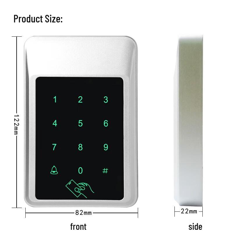Realand X3-1 Outdoor Waterproof ID Card Password Access Control System CN plug (adapter included)