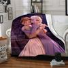 1Pc Elsa'S Winter Fantasy Blanket For Couch Bed Plush Cozy Fuzzy Blanket Super Soft Warm Blankets For Fall And Winter 091865