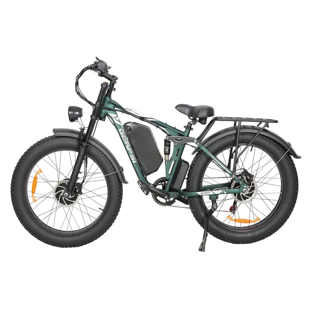 Baolujie DP-2603-SJ 1500*2 Двухмоторный Электровелосипед 52В35Ач Аккумулятор 26 Дюймов Расширенная Внедорожная Шина Электро-Горный Велосипед Для Взрослых