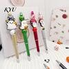 Holiday Gift Ideas 8PCS Halloween Beadable Pens, DIY Ballpoint Pens with Ghost Pendants Silicone Pendant And Acrylic Beads, Creative Stationery