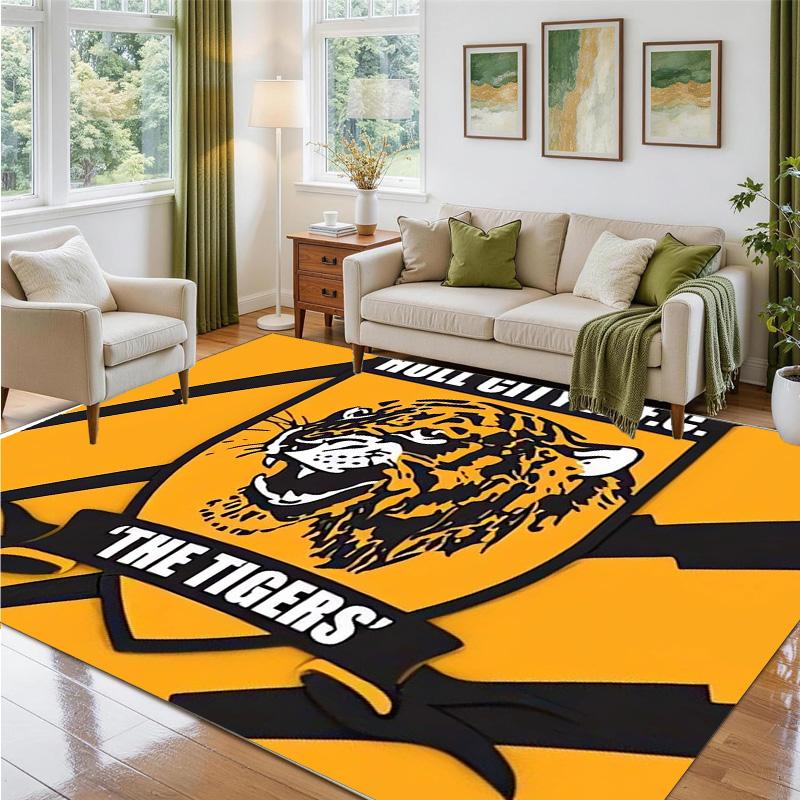 Hull FC Design Crystal Velvet Rug Soft Decorative Mat for Bedroom Entrance