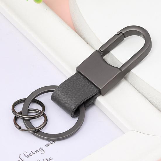 Изысканный антикоррозийный брелок для ключей, мужской деловой брелок для ключей, украшение для рюкзака