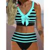 Women's High-waisted Bikini Sexy Swimsuit Split Swimsuit