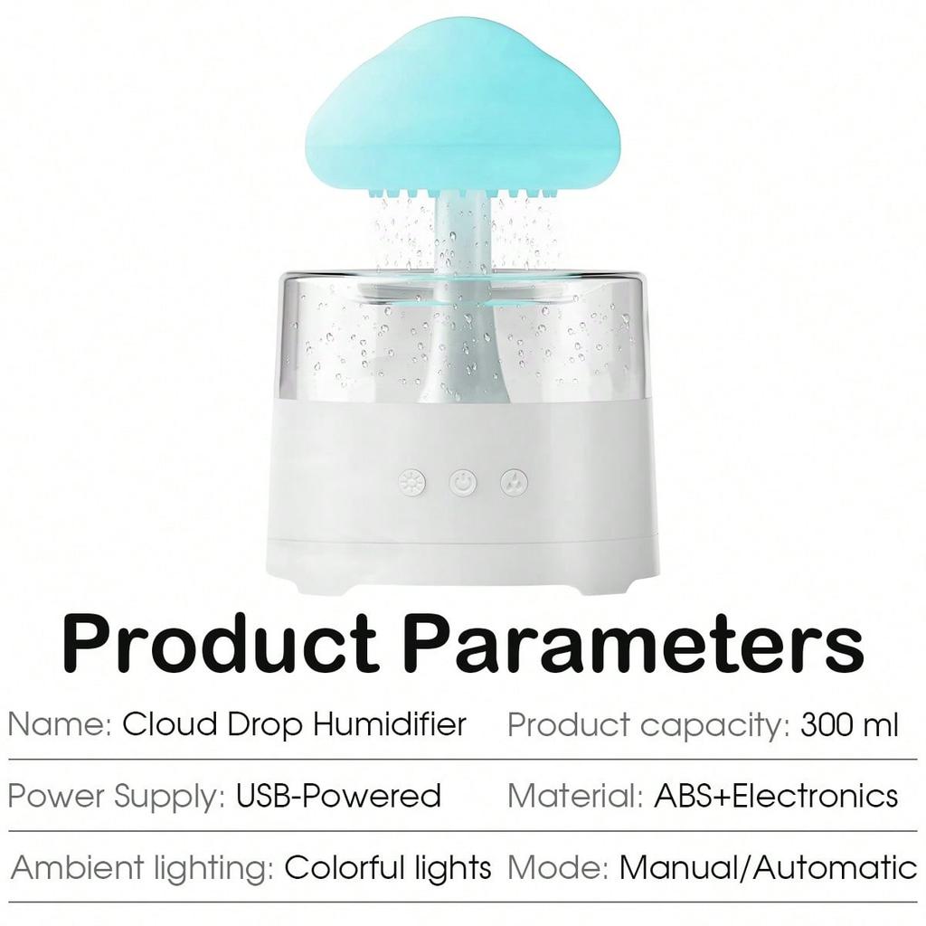 Грибовидное облако с распылительным диффузором увлажнитель аромадиффузор красочная градиентная подсветка атмосфера ночник