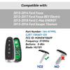 Replacement Key Fob Fits For 2012-2017 Ford Focus BEV Electric 2018 C-Max Energy Escape Titanium Ford Focus 2013 2014 Smart Keyless Entry Remote
