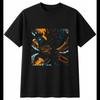 Tattoo Roc Bird Mens T-Shirt Fantasy Black 100% Cotton Legend Printed Mythology