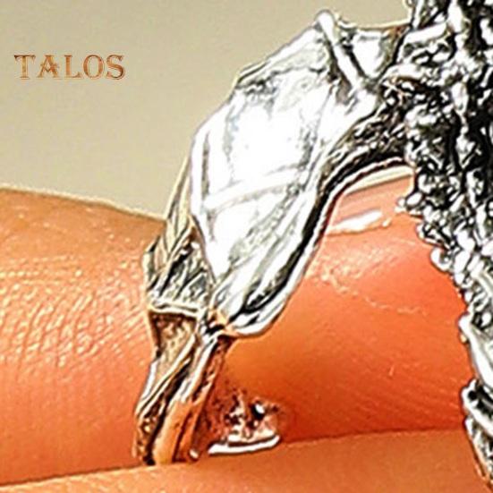 Кольцо с драконом в стиле ретро, хип-хоп, рок, ювелирное украшение на палец, черное кольцо с драконом на годовщину, день рождения, рождественский подарок