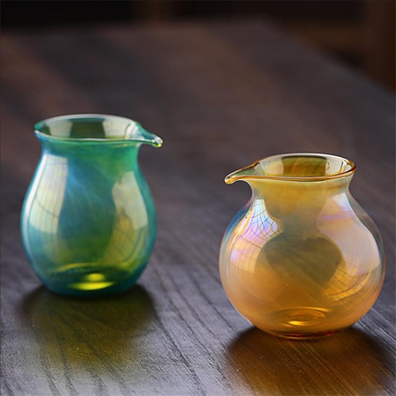 Exquisite Dazzling Heat-resistant Glass Fair Cup Tea Pitcher Tea Mug Household Chahai Tea Separator Kung Fu Tea Set