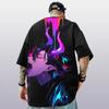 3d Anime Character Print Men's T-Shirt 2024 New Oversized Short Sleeve T-Shirt For Men Street Hip-Hop Tee Top Quick Dry T Shirts