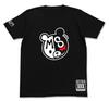 Danganronpa 1 and 2 Monokuma Soft Black T-shirt SizeL