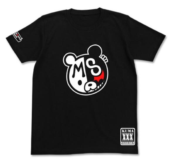 Danganronpa 1 and 2 Monokuma Soft Black T-shirt SizeL