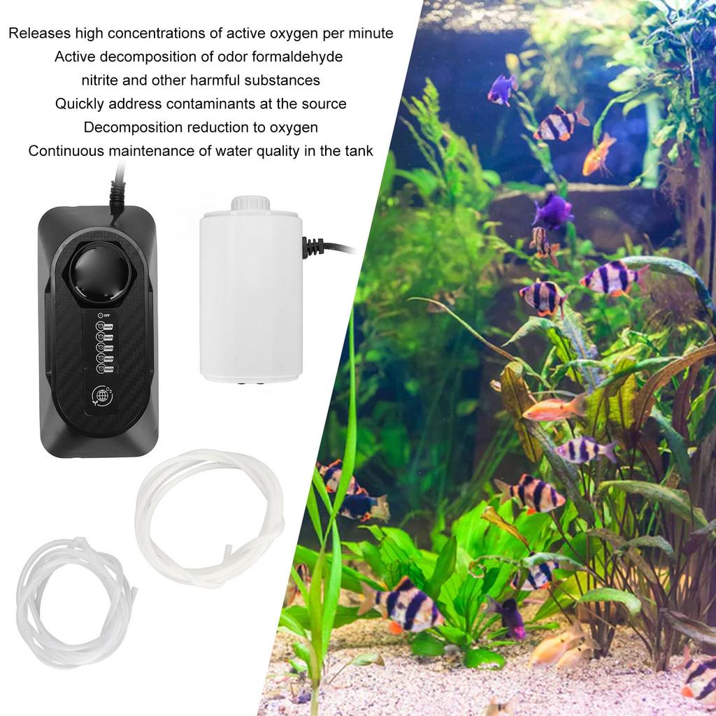 Aquarium Generator ABS Fish Machine for Water Purify Algae Removal Discoloration Removal