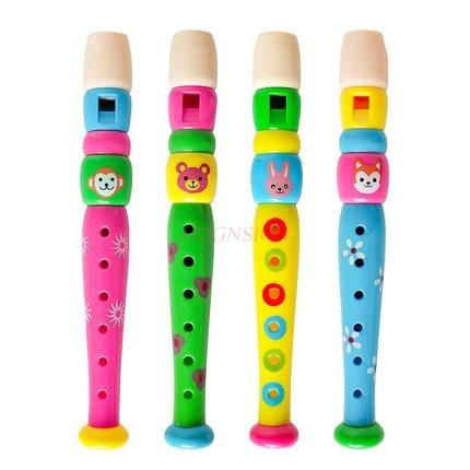 Children'S Flute Playing Musical Instrument Whistling Trumpet Clarinet Puzzle Toy Baby Primary School Students Six-Hole Flute