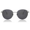 Full Rim Oval Light Blue Gunmetal Grey Smartbuy Collection Adrianne S SS 912a faShion uniSex SunglaSSeS