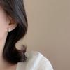 Серьги-мешки для денег, женские летние модные золотые серьги-кошельки, компактные универсальные студенческие серьги