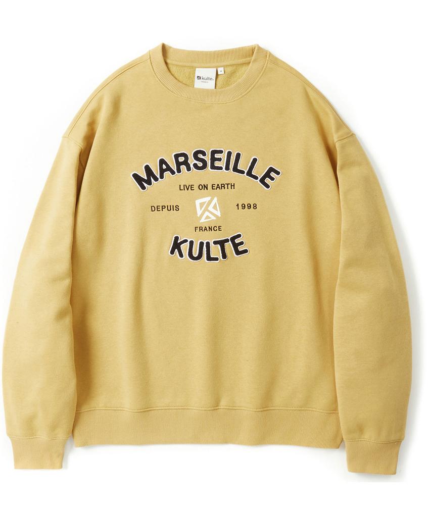 KULTE Authentic Boucle Crewneck Yellow