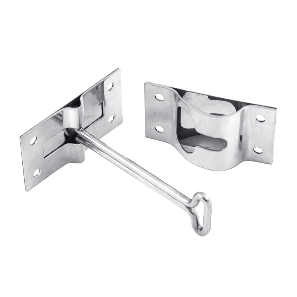 Stainless Steel Door Holder T-Style 4 inch White Entry Door Hardware