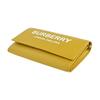 Burberry Logo Print Leather Crossbody Wallet Bag Mustard Yellow Gold Hardware Fashion Daily Use 80463081