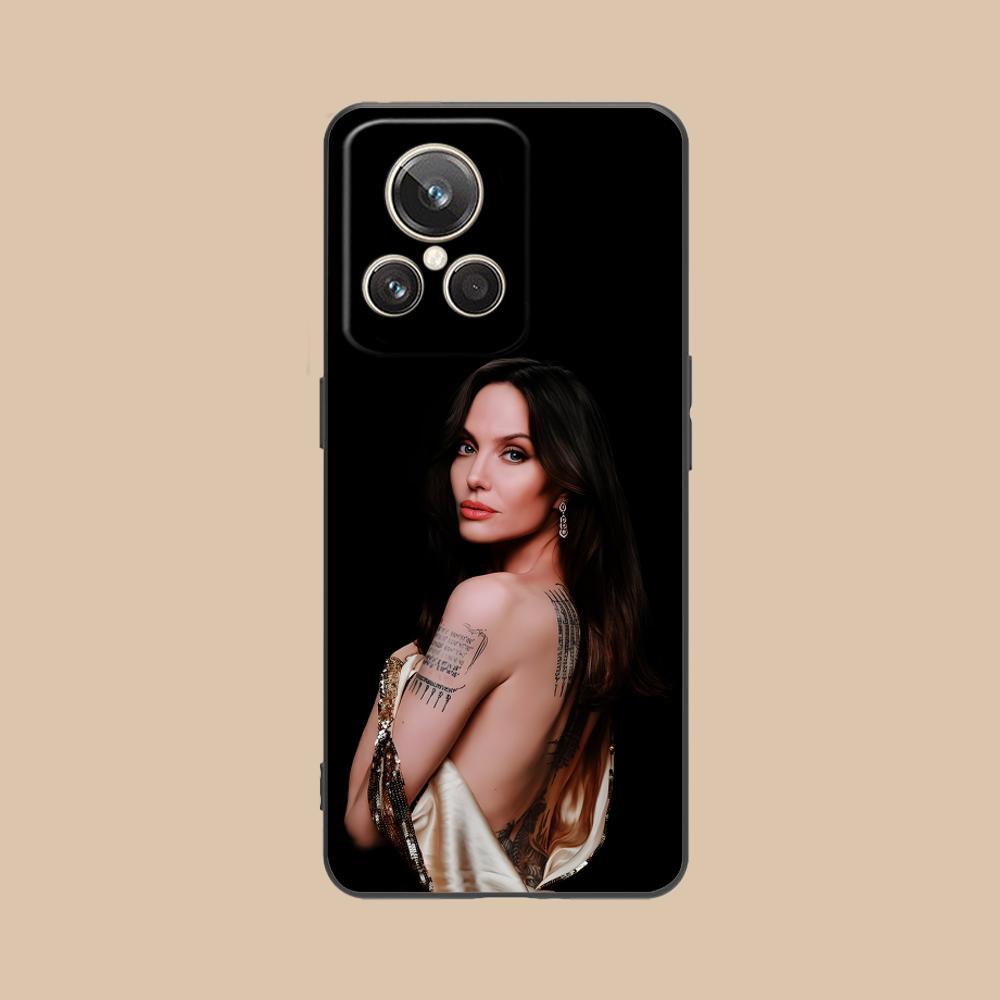 Angel Jolie Mobile Cell Phone Case for Realme 15 14 13 12 11 10 9 Pro Plus T i Lite 5G Colorful Printing Cover Smartphone Luxury