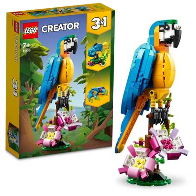 LEGO Creator Ара 31136 Игрушка Строительные Блоки Подарок Животное Мальчики Девочки Возраст 7+