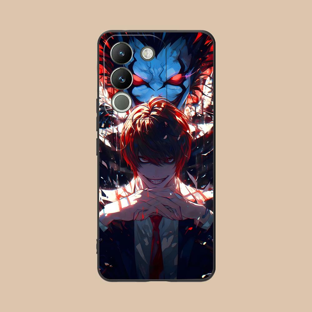 Чехол для мобильного телефона Death Note Kira Light для VIVO Y77 76 75 74 73 72 58 56 55 51 50 38 36 Y19 Y18 Y03 Y01 5G с принтом