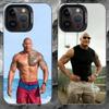 Чехол для телефона D-Dwayne Johnson для iPhone 17 16 15 14 13 12 11 Pro Max Plus Серебристый Матовый Черный Чехол