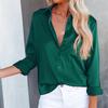 Blusas Mujer De Moda 2022 Summer Top Female Women Shirts Women's White Green Chiffon Shirt Blouses Tops Long Sleeve Chic Woman